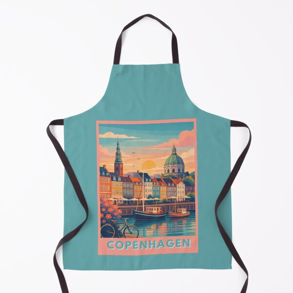 Item preview, Cartel turístico de Copenhague, Dinamarca designed and sold by MatthewHeights.