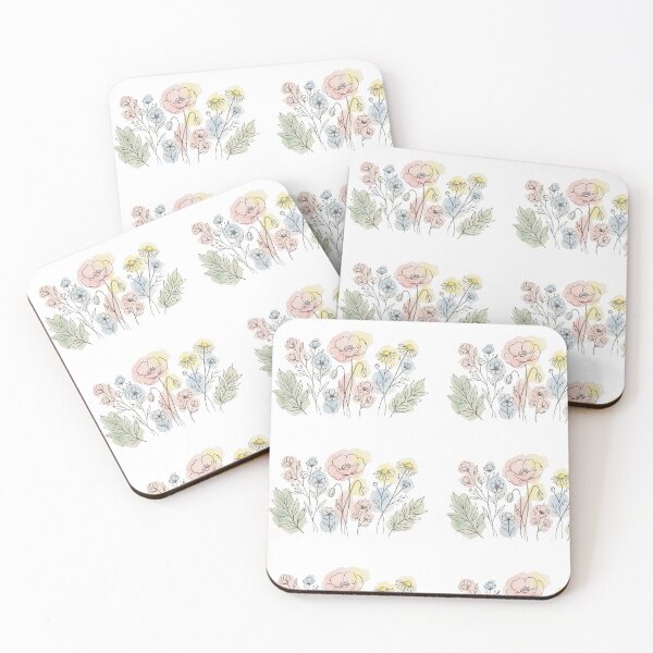 Item preview, Dainty Pastel Wildflowers Bouquet designed and sold by NKZMAYNI.