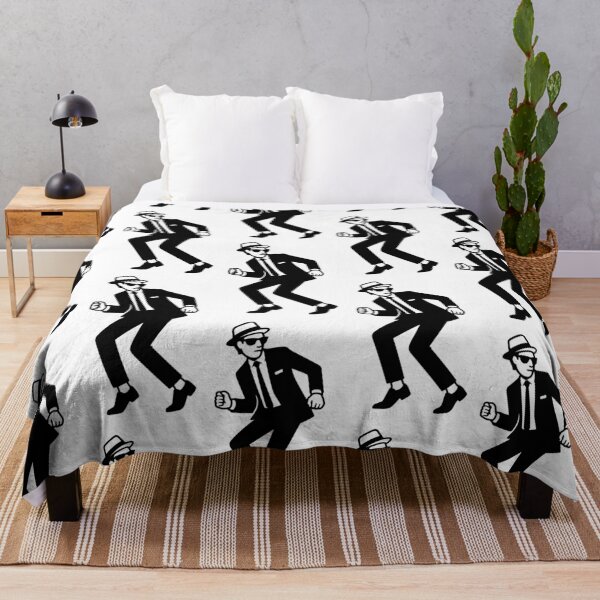 Item preview, Ska Guy Skanking Dance Black and White Retro Illustration: Bad Manners, The Beat designed and sold by PIXEL POP DESIGNS - Beyond the Norm!.