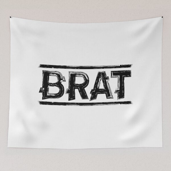 Item preview, Brat Grunge Text Design – Bold Distressed Attitude Typography designed and sold by NewManiaGifts.