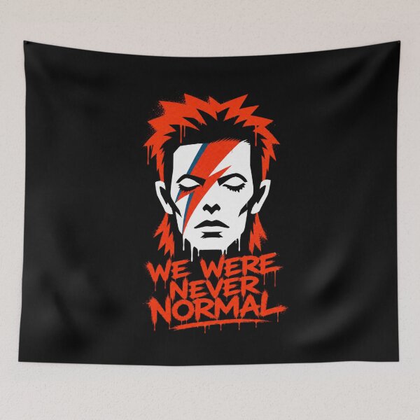 Item preview, We Were Never Normal Glam Rock Street Art Design designed and sold by Creative_Canvas.