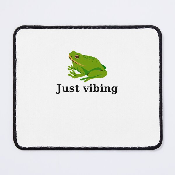 Item preview, Funny message just vibing designed and sold by SimpleDesign111.
