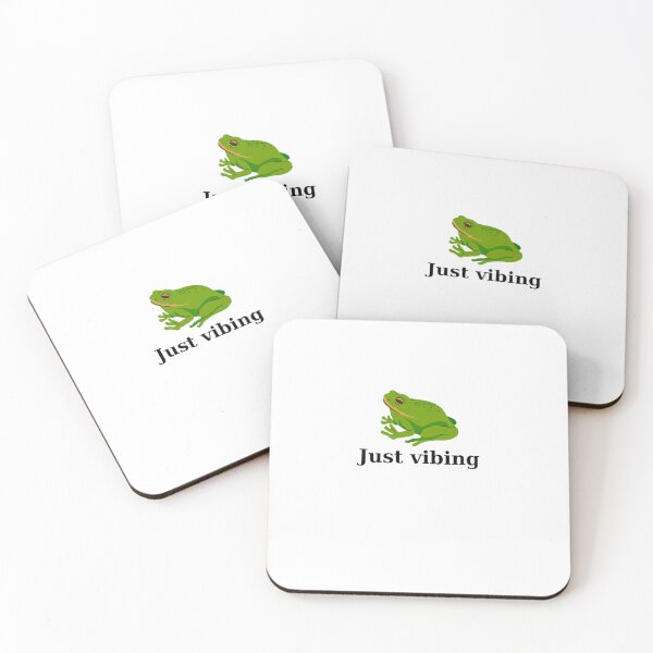 Item preview, Funny message just vibing designed and sold by SimpleDesign111.