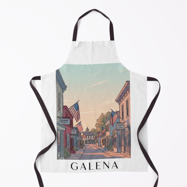 Item preview, Galena Illinois Vintage Downtown Travel Poster Sticker designed and sold by Modefissi.