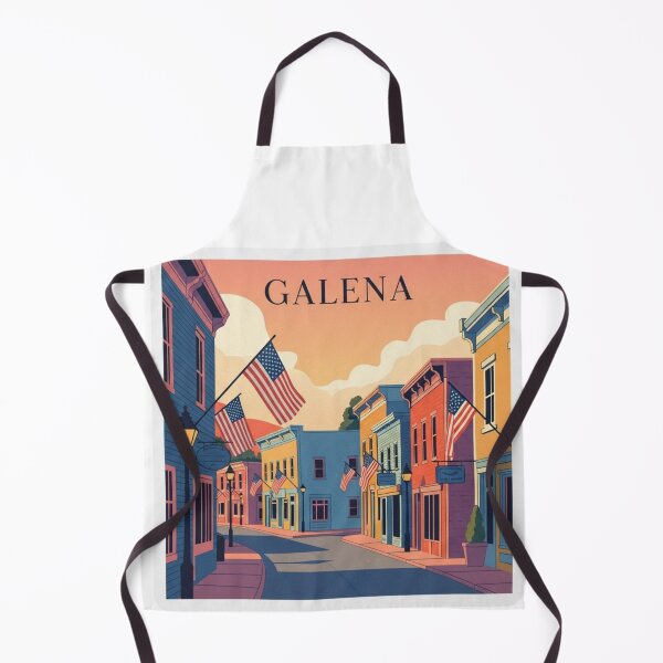 Item preview, Galena Downtown Historic Street Sunset Vintage Sticker designed and sold by Modefissi.