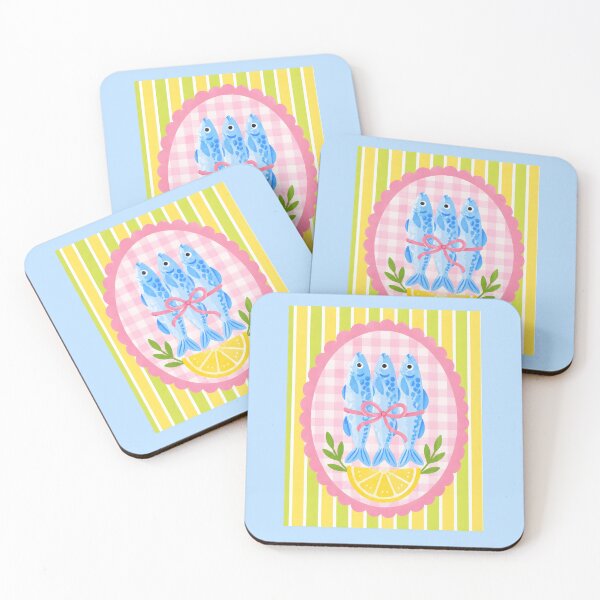 Item preview, Pastel sardines designed and sold by FatBirdie.