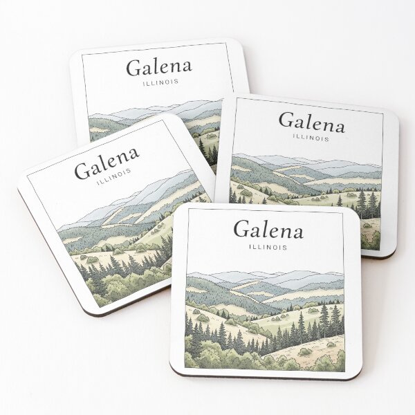 Item preview, Vintage Galena Illinois Old Town Aesthetic Travel Sticker designed and sold by Modefissi.