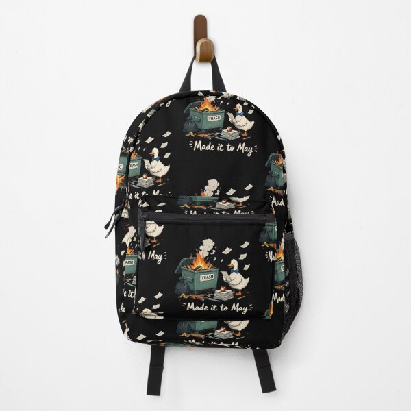 Item preview, Made it to May Dumpster Fire Duck Funny Teacher Student Gift designed and sold by Ali-printshop.