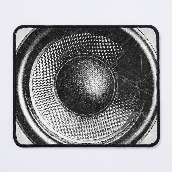 Item preview, Subwoofer: Vintage Speaker Cone Dark Audio Etched Illustration designed and sold by Ghoul Enterprises.