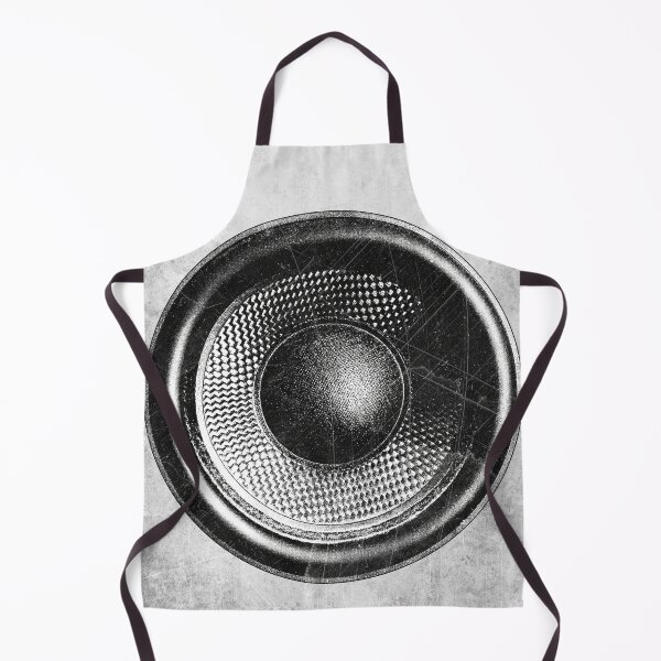 Item preview, Subwoofer: Vintage Speaker Cone Dark Audio Etched Illustration designed and sold by Ghoul Enterprises.