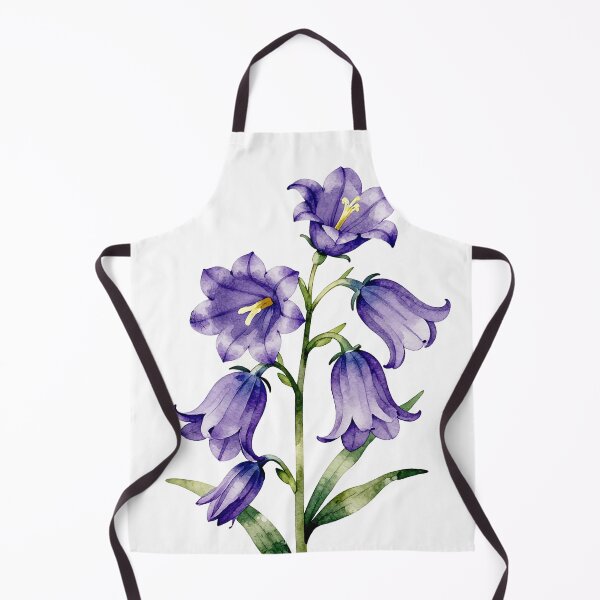 Item preview, Watercolor of purple bellflower designed and sold by Mia's Menagerie.