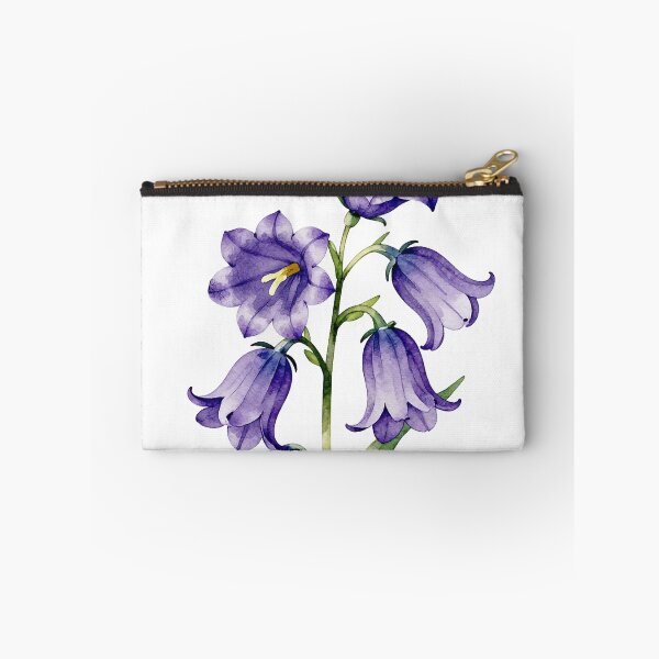 Item preview, Watercolor of purple bellflower designed and sold by Mia's Menagerie.