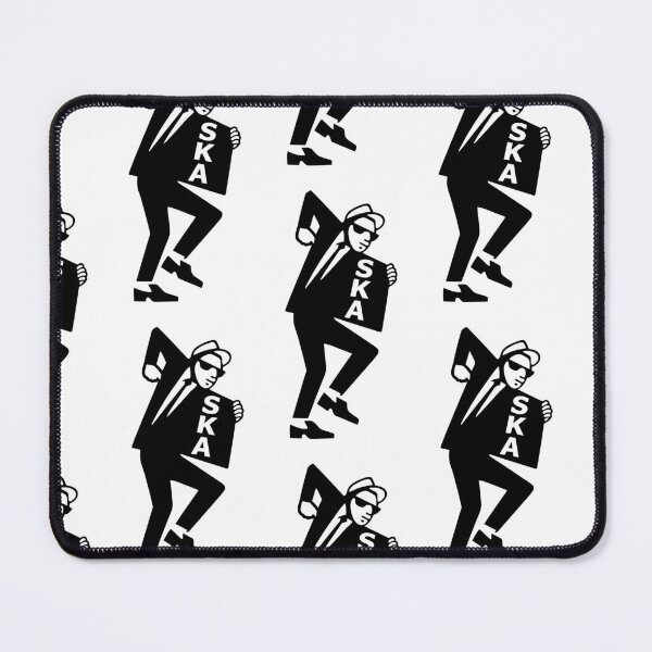 Item preview, Ska Guy Revealing Jacket SKA Black and White Retro Illustration: Bad Manners, The Beat, The Specials designed and sold by PIXEL POP DESIGNS - Beyond the Norm!.