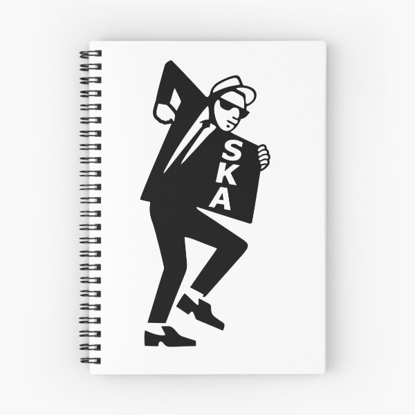 Item preview, Ska Guy Revealing Jacket SKA Black and White Retro Illustration: Bad Manners, The Beat, The Specials designed and sold by PIXEL POP DESIGNS - Beyond the Norm!.