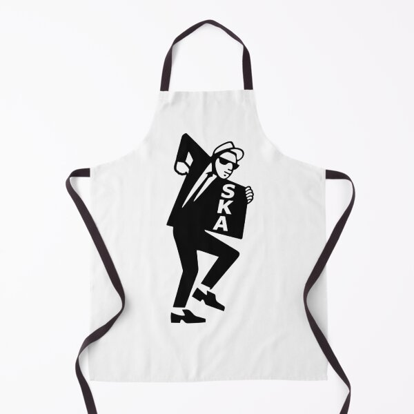 Item preview, Ska Guy Revealing Jacket SKA Black and White Retro Illustration: Bad Manners, The Beat, The Specials designed and sold by PIXEL POP DESIGNS - Beyond the Norm!.