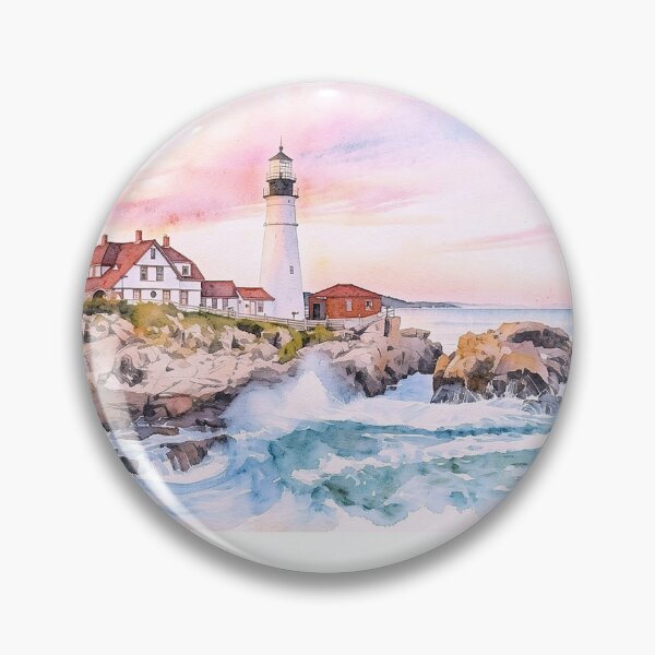 Artikelvorschau, Portland Head Light Cape Elizabeth entworfen und verkauft von Vermont Gifts and Art.