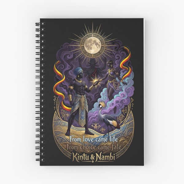 Item preview, Kintu and Nambi Uganda Creation Myth Design designed and sold by VoidAnimeStudio.