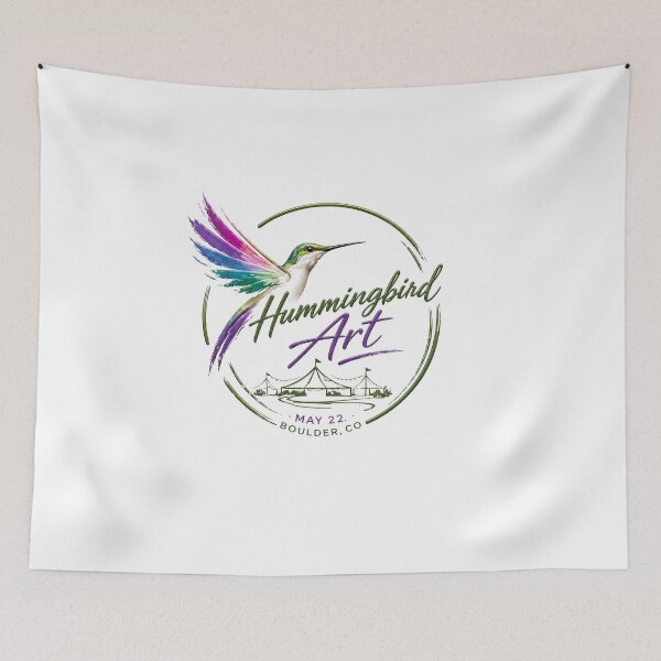 Item preview, Hummingbird Art Event May 22 Boulder CO Watercolor Design designed and sold by Combat Skies.