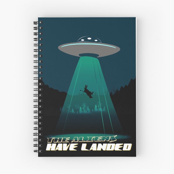 Item preview, Aliens - UFO Extraterrestrial Cow Abduction  designed and sold by Otherworldly: A Myths & Legends Store.