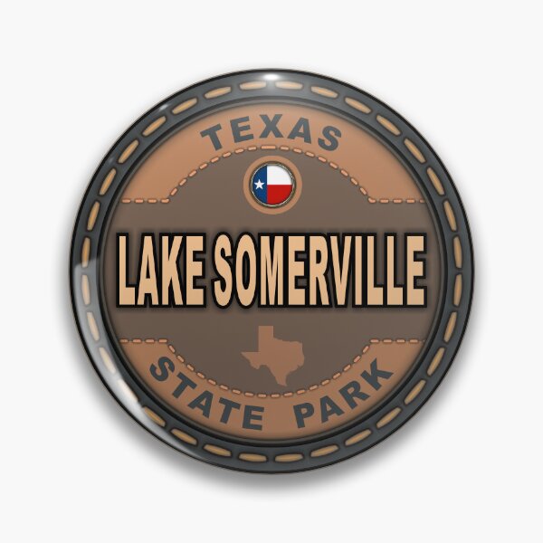 Item preview, Lake Somerville State Park Texas stitching effect designed and sold by studioss76.