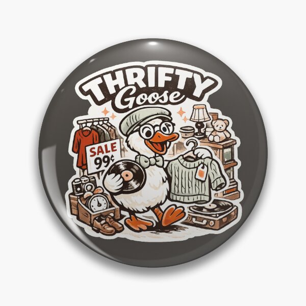 Item preview, Thrifty Goose Cartoon designed and sold by Neeshki.