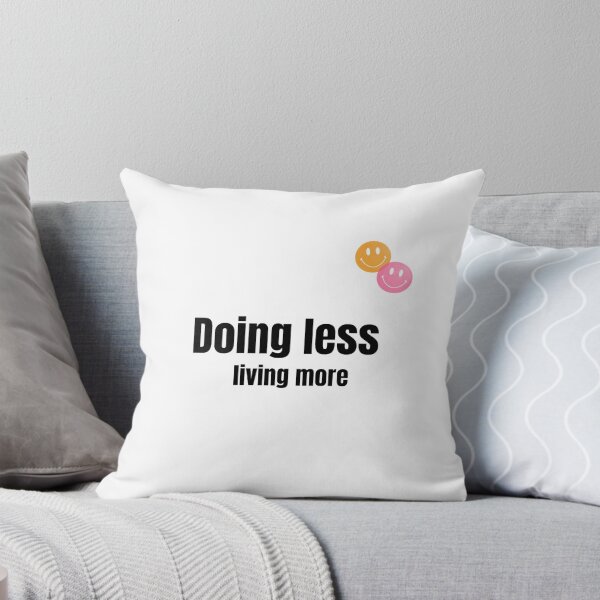 Item preview, Funny text - doing less, living more designed and sold by SimpleDesign111.