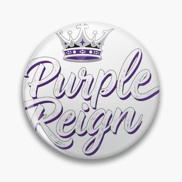 Item preview, Purple Reign logo designed and sold by PurpleReignPodcast.