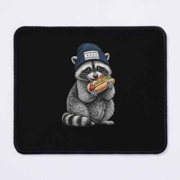 Item preview, Chicago Raccoon Hot Dog Beanie City Lover designed and sold by snowry.