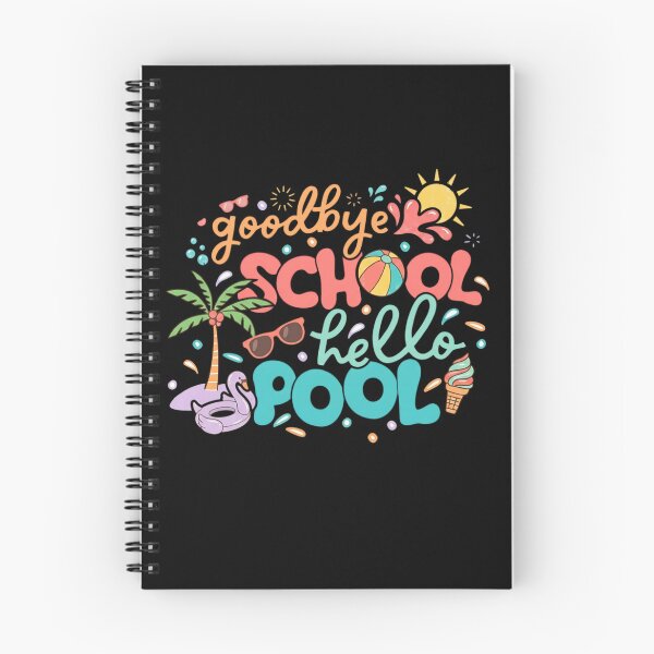 Item preview, Goodbye School Hello Pool Retro Last Day of School Summer Vacation designed and sold by Ali-printshop.
