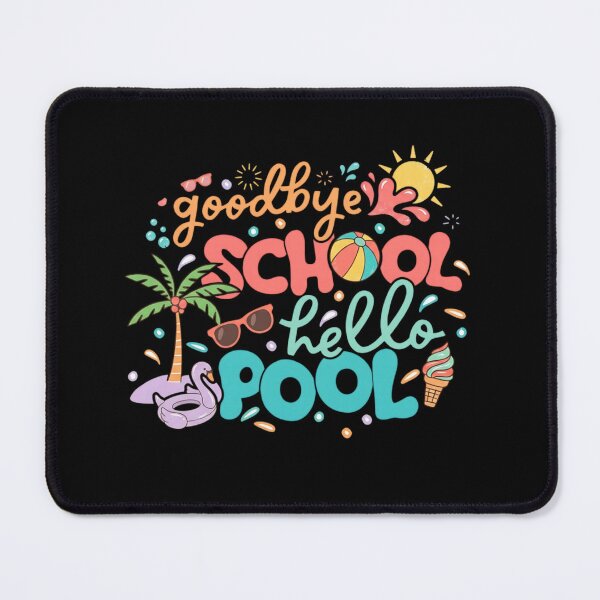 Item preview, Goodbye School Hello Pool Retro Last Day of School Summer Vacation designed and sold by Ali-printshop.