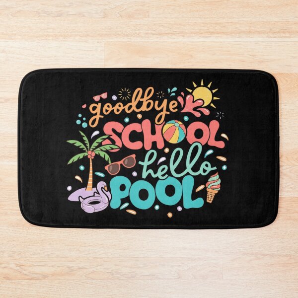 Item preview, Goodbye School Hello Pool Retro Last Day of School Summer Vacation designed and sold by Ali-printshop.