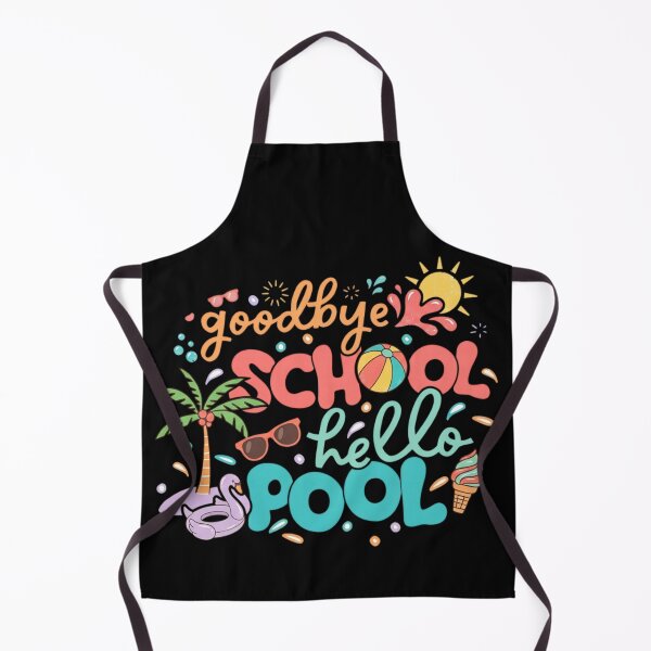 Item preview, Goodbye School Hello Pool Retro Last Day of School Summer Vacation designed and sold by Ali-printshop.