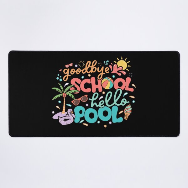 Item preview, Goodbye School Hello Pool Retro Last Day of School Summer Vacation designed and sold by Ali-printshop.