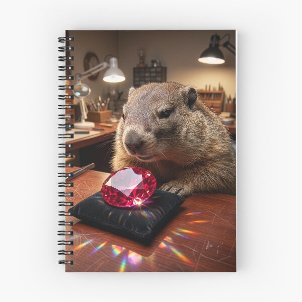 Item preview, Groundhog Jeweler Examines Giant Ruby designed and sold by Tridentulus.