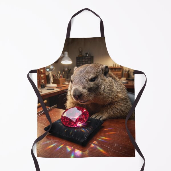 Item preview, Groundhog Jeweler Examines Giant Ruby designed and sold by Tridentulus.