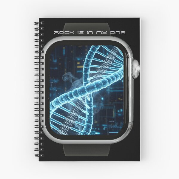 Item preview, Rock DNA Smartwatch Electric Blue Guitar Strings designed and sold by CrimsonChords.