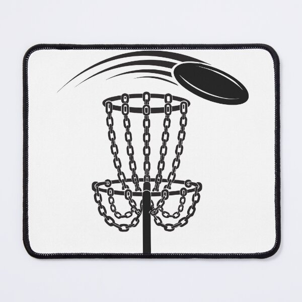 Item preview, Disc Golf Basket Chains with Flying Disc Sticker designed and sold by CutRootCo.