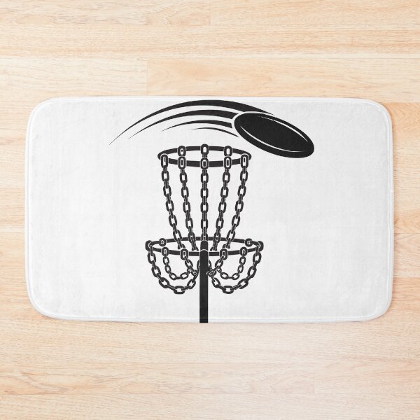Item preview, Disc Golf Basket Chains with Flying Disc Sticker designed and sold by CutRootCo.
