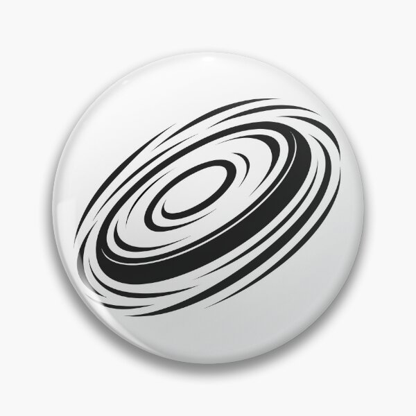 Item preview, Disc Golf Flying Disc Motion Lines Frisbee Golf Sticker designed and sold by CutRootCo.