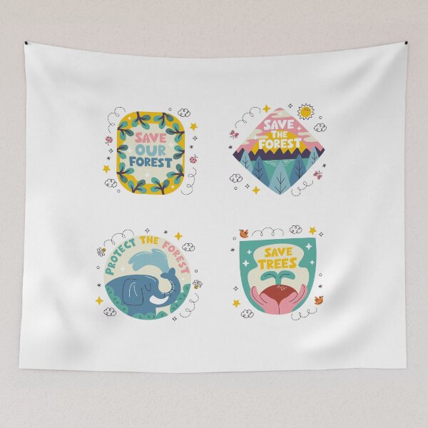 Item preview, Save Our Forest (Leaf Frame Design) designed and sold by mcraft studio.