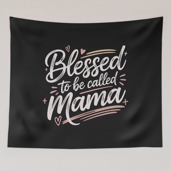 Item preview, Blessed Mama Mothers Day Design designed and sold by HahaHandlesHub.