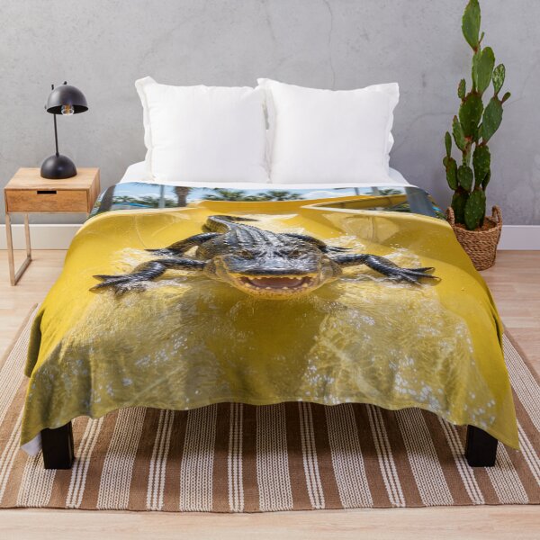Item preview, Happy Alligator Races Down Water Slide designed and sold by Tridentulus.
