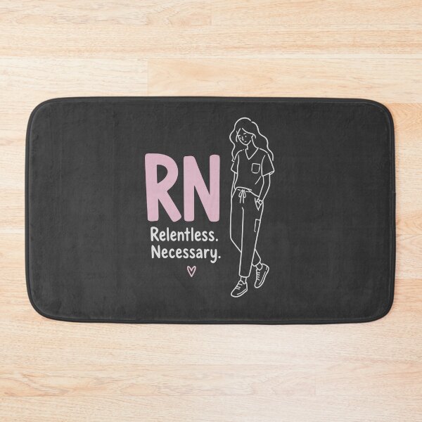 Item preview, RN Relentless Necessary Minimalist Nurse Line Art Typography Hat Nurse Gift designed and sold by KiwyStudio.