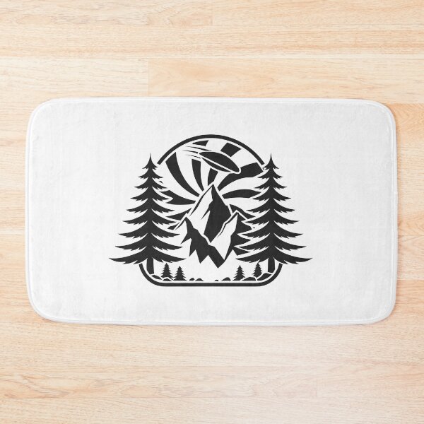 Item preview, Disc Golf Mountain Retro Outdoor Vintage Badge Sticker designed and sold by CutRootCo.