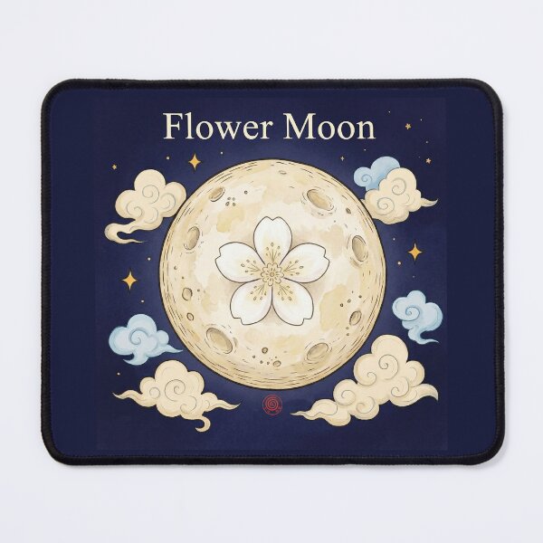 Item preview, Micro Flower Moon 2026: Bloom in Stillness designed and sold by DianaAlunaImage.
