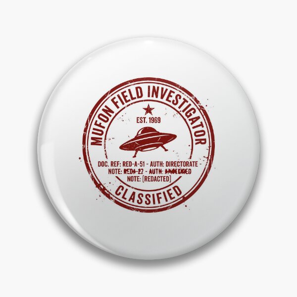 Item preview, MUFON Investigator Retro UFO Alien Research designed and sold by Krasnovaovaova.