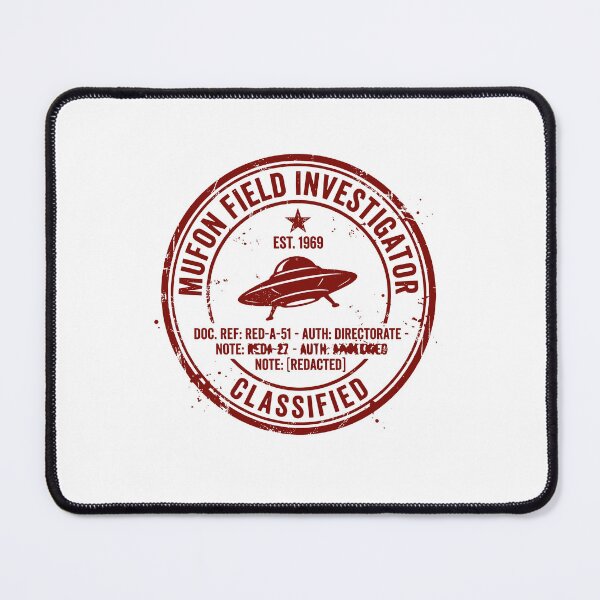 Item preview, MUFON Investigator Retro UFO Alien Research designed and sold by Krasnovaovaova.
