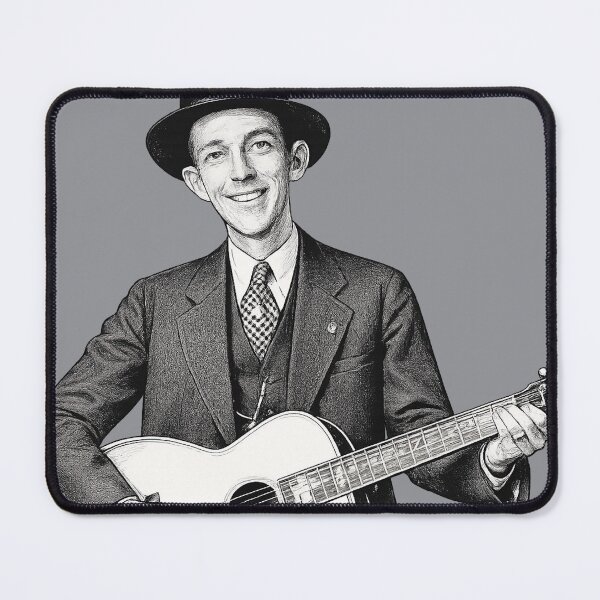 Item preview, Jimmie Rodgers 1920s Portrait – Father of Country Music Vintage Guitar Icon designed and sold by Analog Aura .