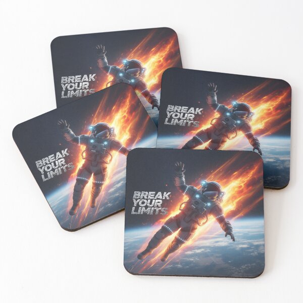 Item preview, Break Your Limits – Astronaut Motivation Design | Space Adventure & Growth Mindset designed and sold by Altair_.