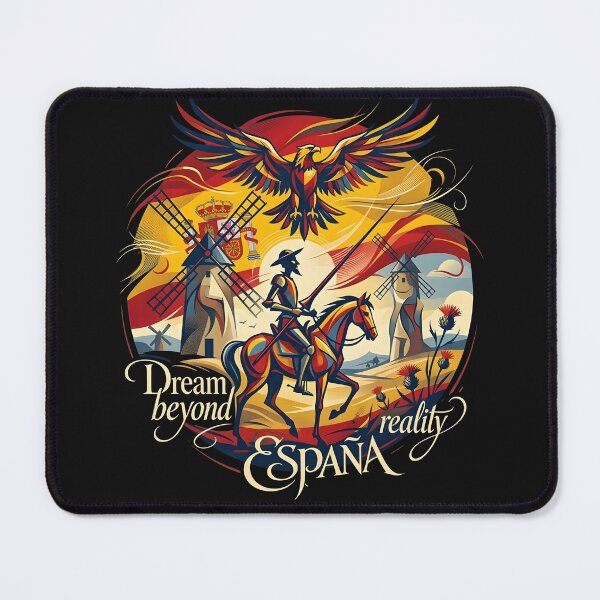 Item preview, Don Quixote Knight with Windmills and Eagle designed and sold by VoidAnimeStudio.